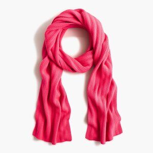 NWT J. Crew Cashmere *HOT PINK* Fuchsia Scarf